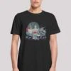 F4NT4STIC Dc Comics Justice League Heroine - T-Shirt Print - Black -Olivia fb7a439a73cb4156bbd56b7041322d63