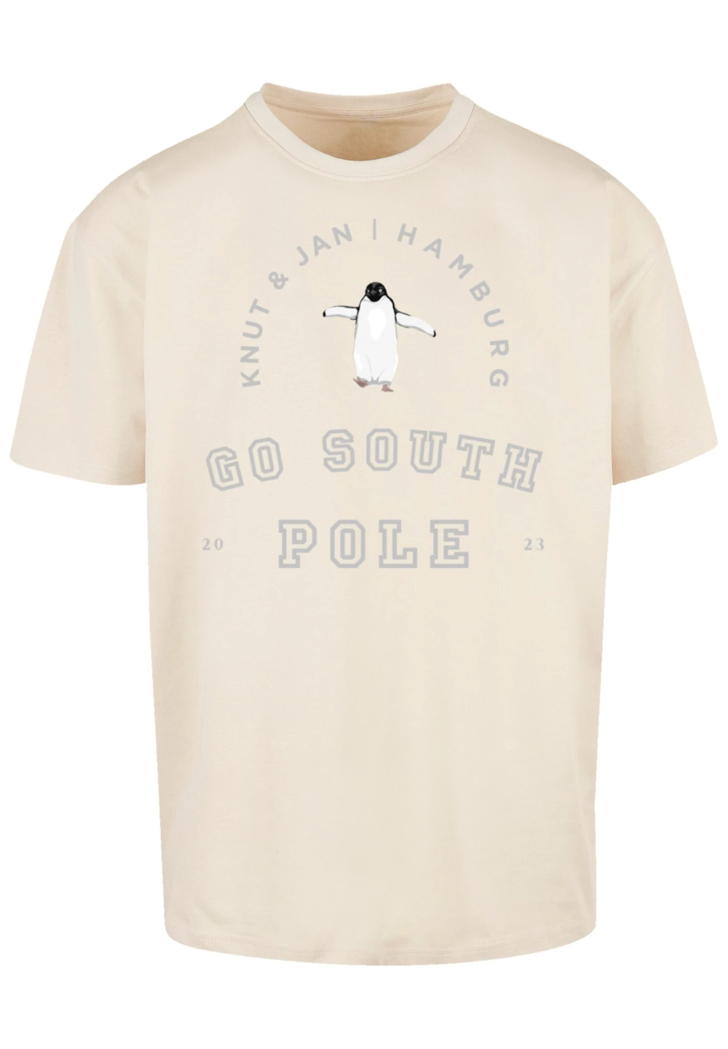 F4NT4STIC Pinguin Knut Jan Hamburg - T-Shirt Print - Sand 8 F4NT4STIC Pinguin Knut Jan Hamburg - T-Shirt Print - Sand - Afbeelding 6