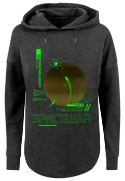 F4NT4STIC Retro Gaming Spacewar - Hoodie - Charcoal -Olivia fc49dd16080b4046bb99f4fe38d5484b