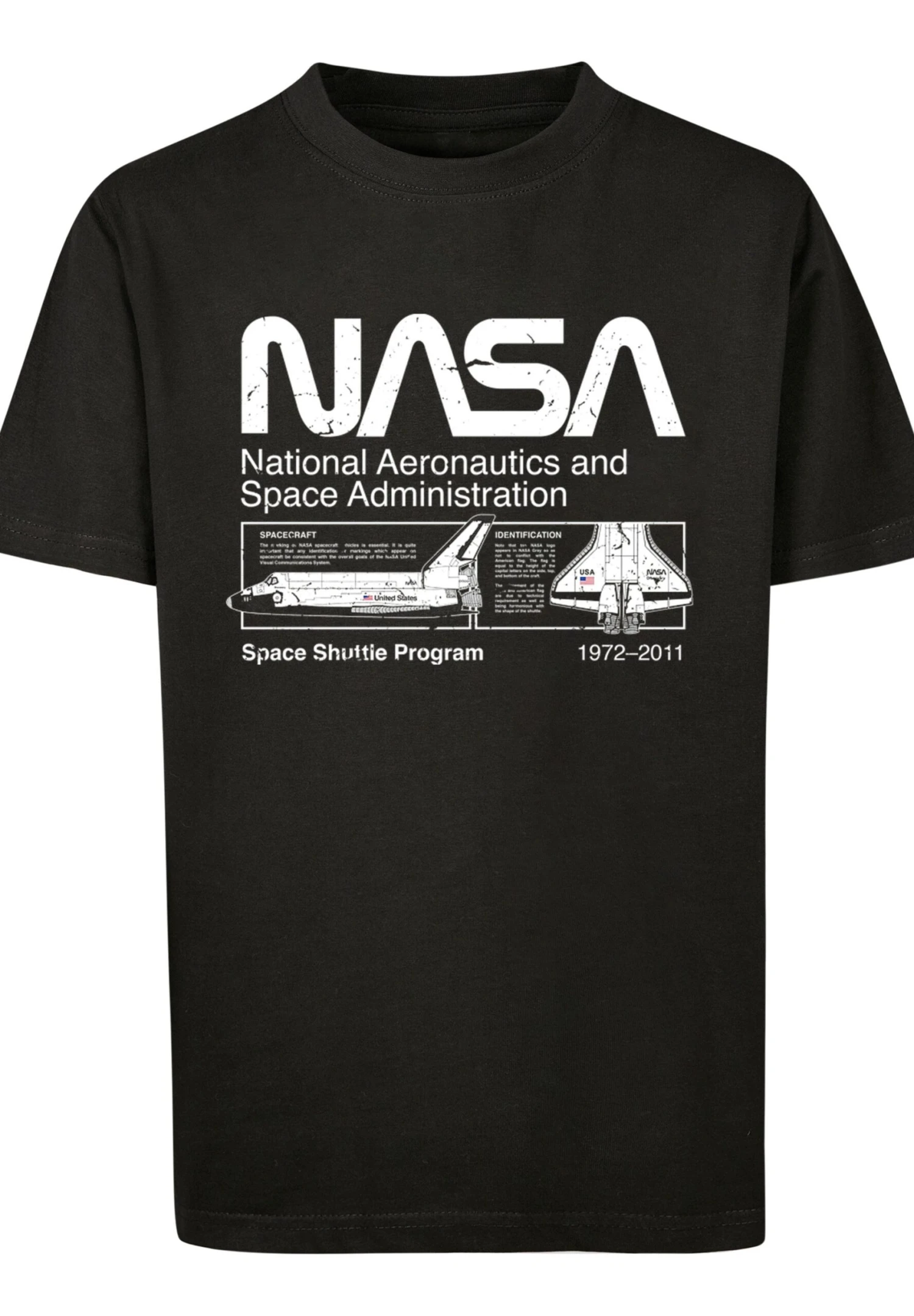 F4NT4STIC Nasa Classic Space Shuttle- T-Shirt Print - Black 8 F4NT4STIC Nasa Classic Space Shuttle- T-Shirt Print - Black - Afbeelding 6