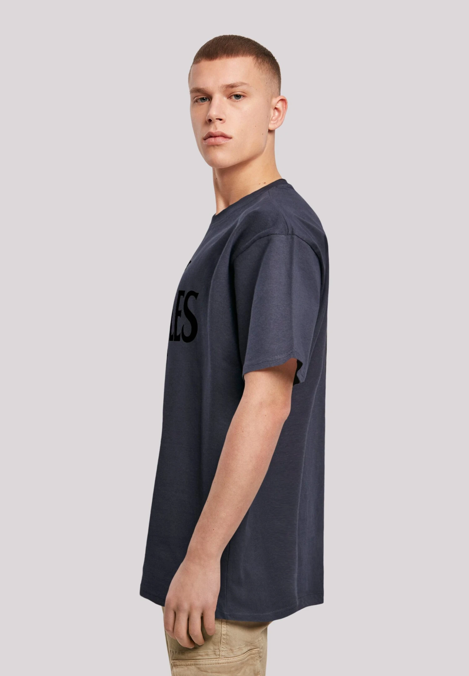 F4NT4STIC The Beatles Band Drop Logo- T-Shirt Print - Navy 7 F4NT4STIC The Beatles Band Drop Logo- T-Shirt Print - Navy - Afbeelding 5