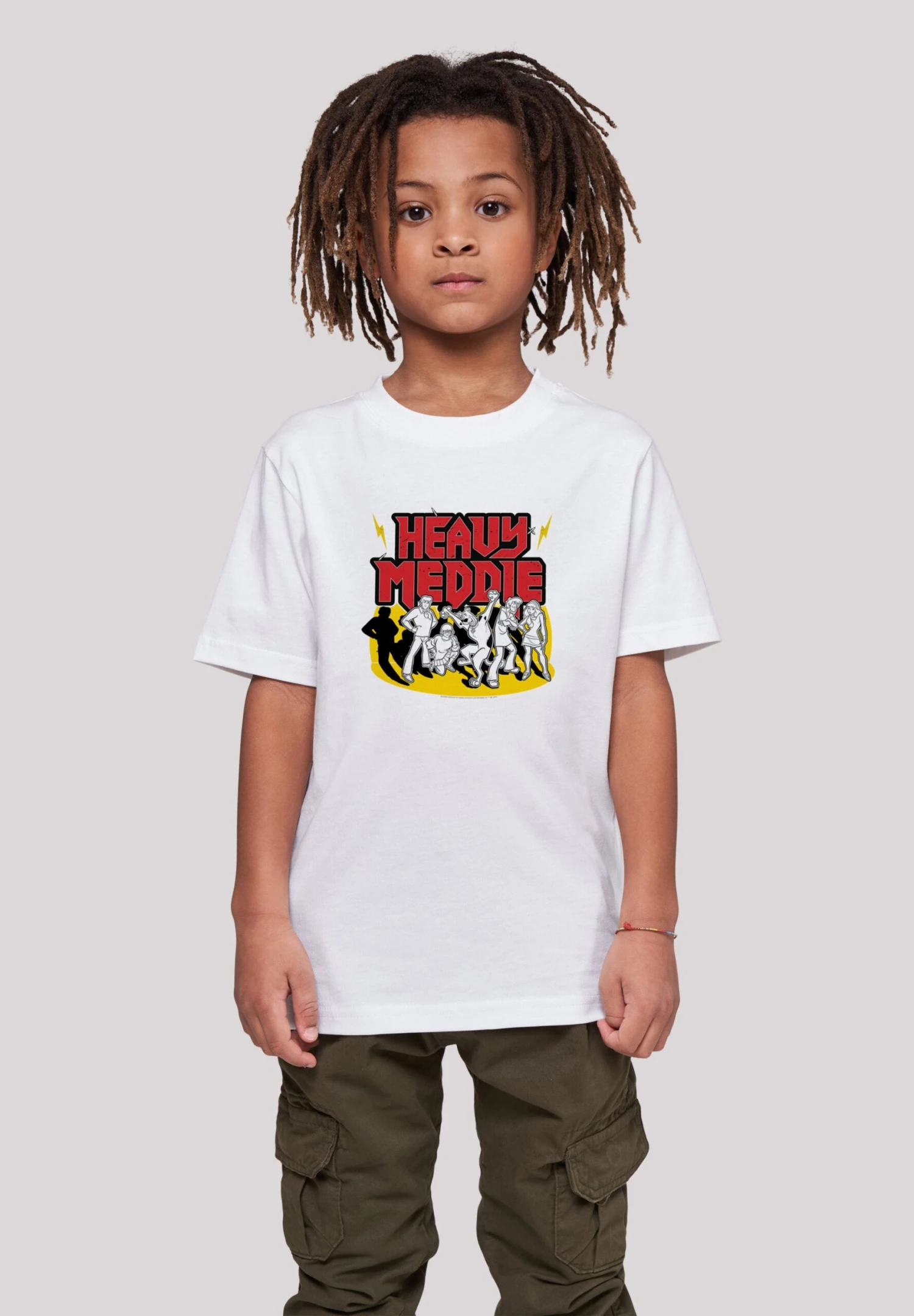 F4NT4STIC Scooby Doo Heavy Meddle - T-Shirt Print - White 4 F4NT4STIC Scooby Doo Heavy Meddle - T-Shirt Print - White - Afbeelding 2