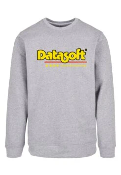 F4NT4STIC Retro Gaming Datasoft Logo- Sweater - Heather Grey -Olivia feaabc6a651a4f8bb1cc6e76af92363f