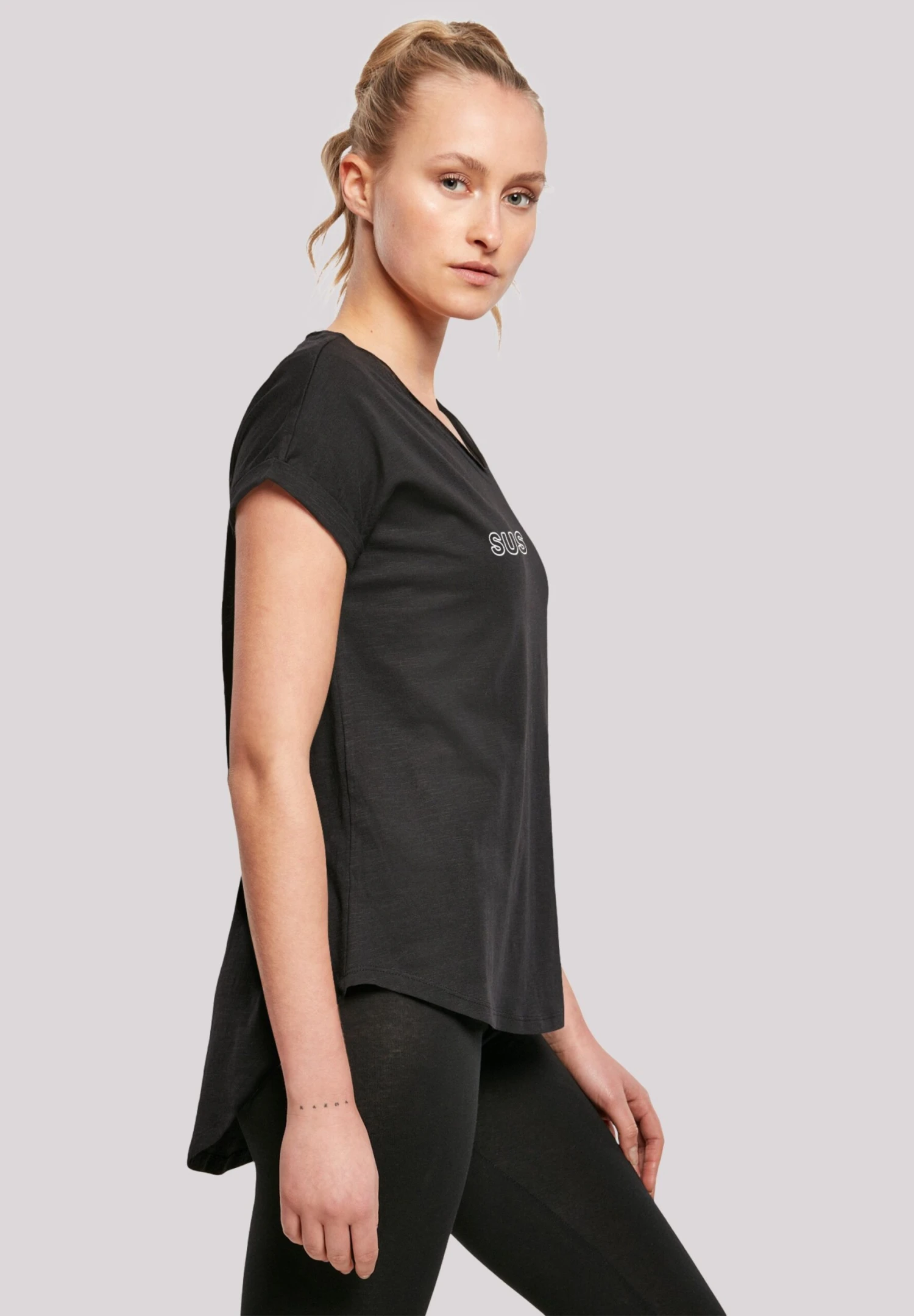 F4NT4STIC Sus - T-Shirt Print - Black 6 F4NT4STIC Sus - T-Shirt Print - Black - Afbeelding 4