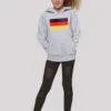 F4NT4STIC Germany Deutschland Flagge Distressed - Hoodie - Heather Grey