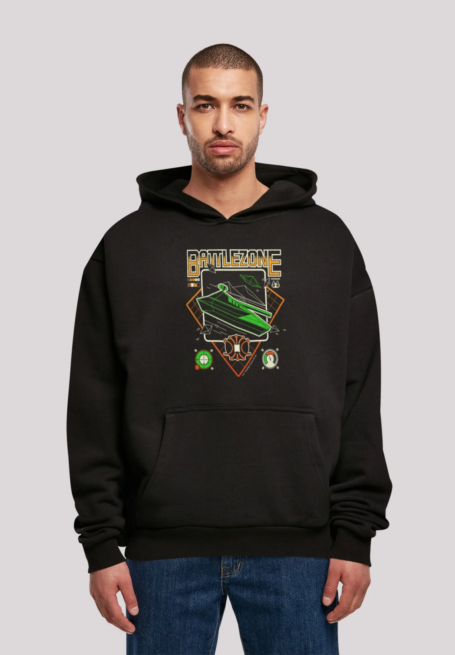 F4NT4STIC Battlezone Retro Arcade Gaming Atari Sevensquared - Hoodie - Black 3 F4NT4STIC Battlezone Retro Arcade Gaming Atari Sevensquared - Hoodie - Black