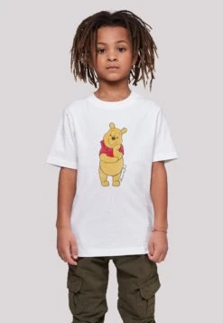 F4NT4STIC Winnie The Pooh - T-Shirt Print - White